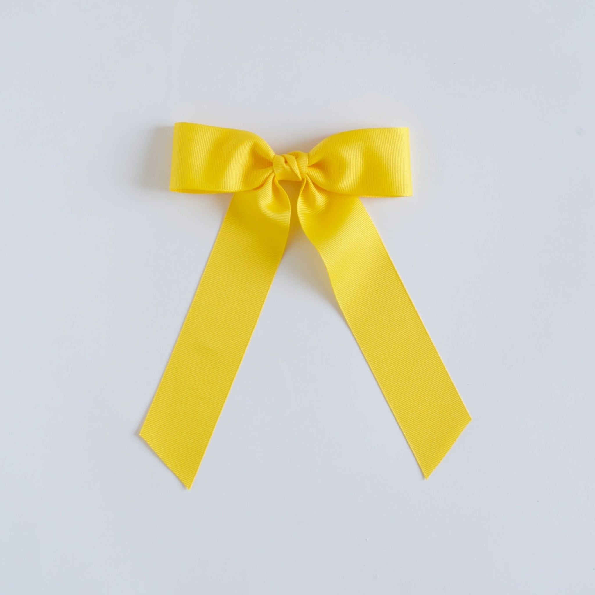 Yellow grosgrain Zoe petite hair bow