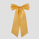Zoe satin bw in golden yellow