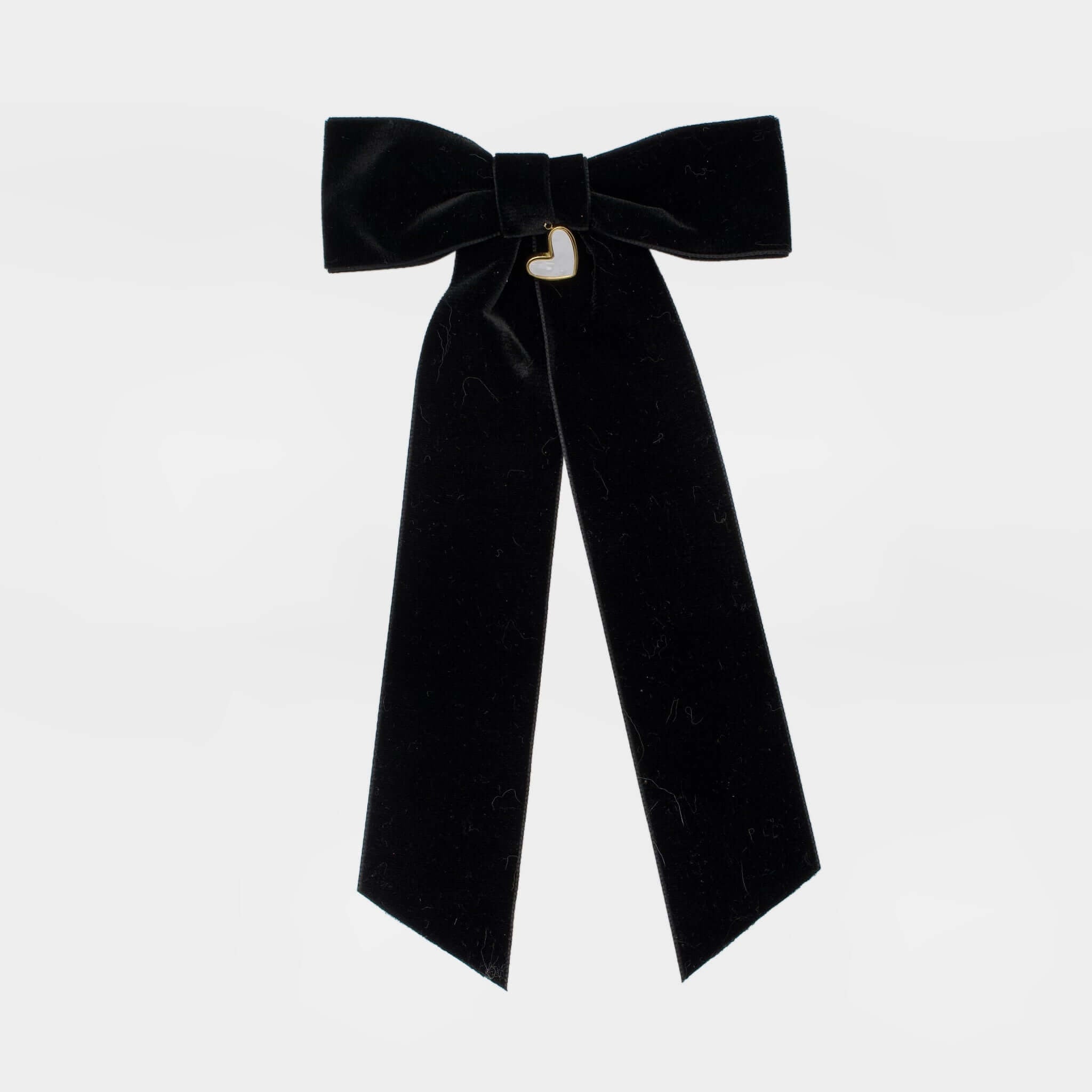 Zoe Velvet  Heart Bow