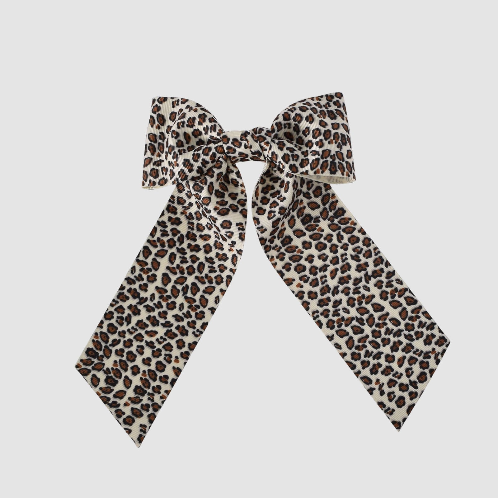 Zoe Grosgrain Bow | Animal Print