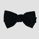 Black velvet Kayla hair bow