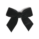 black Kayla velvet bow for girls
