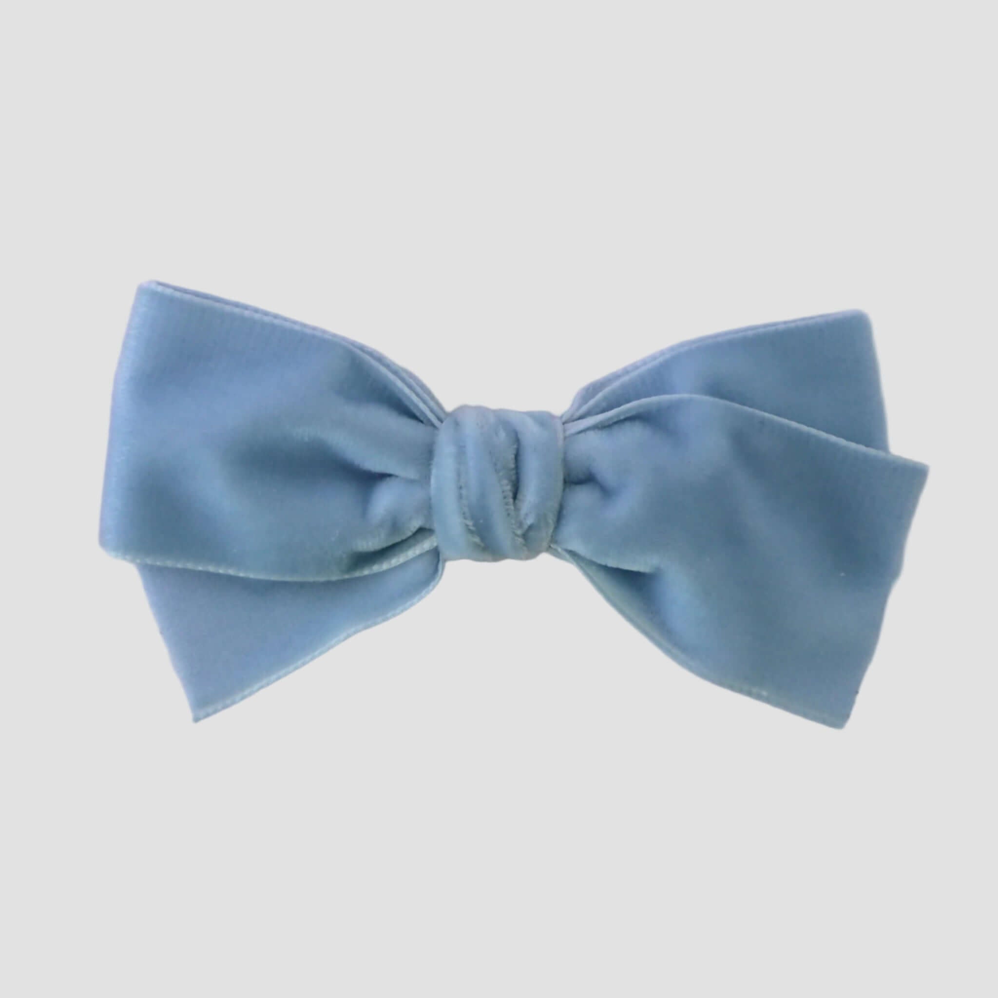 Blue velvet Kayla hair bow
