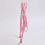 blush pink velvet bow headband for girls
