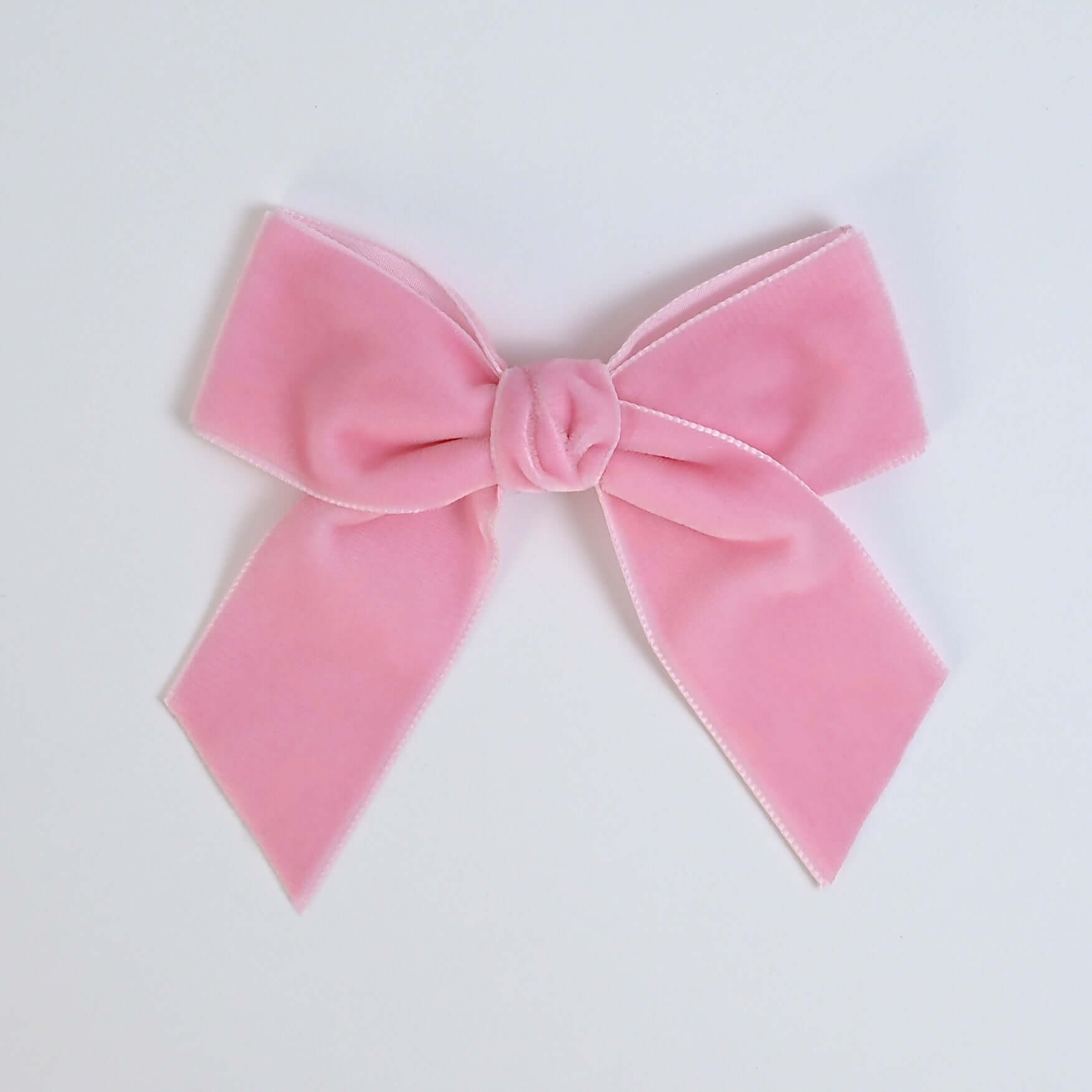 blush pink Kayla velvet bow for girls