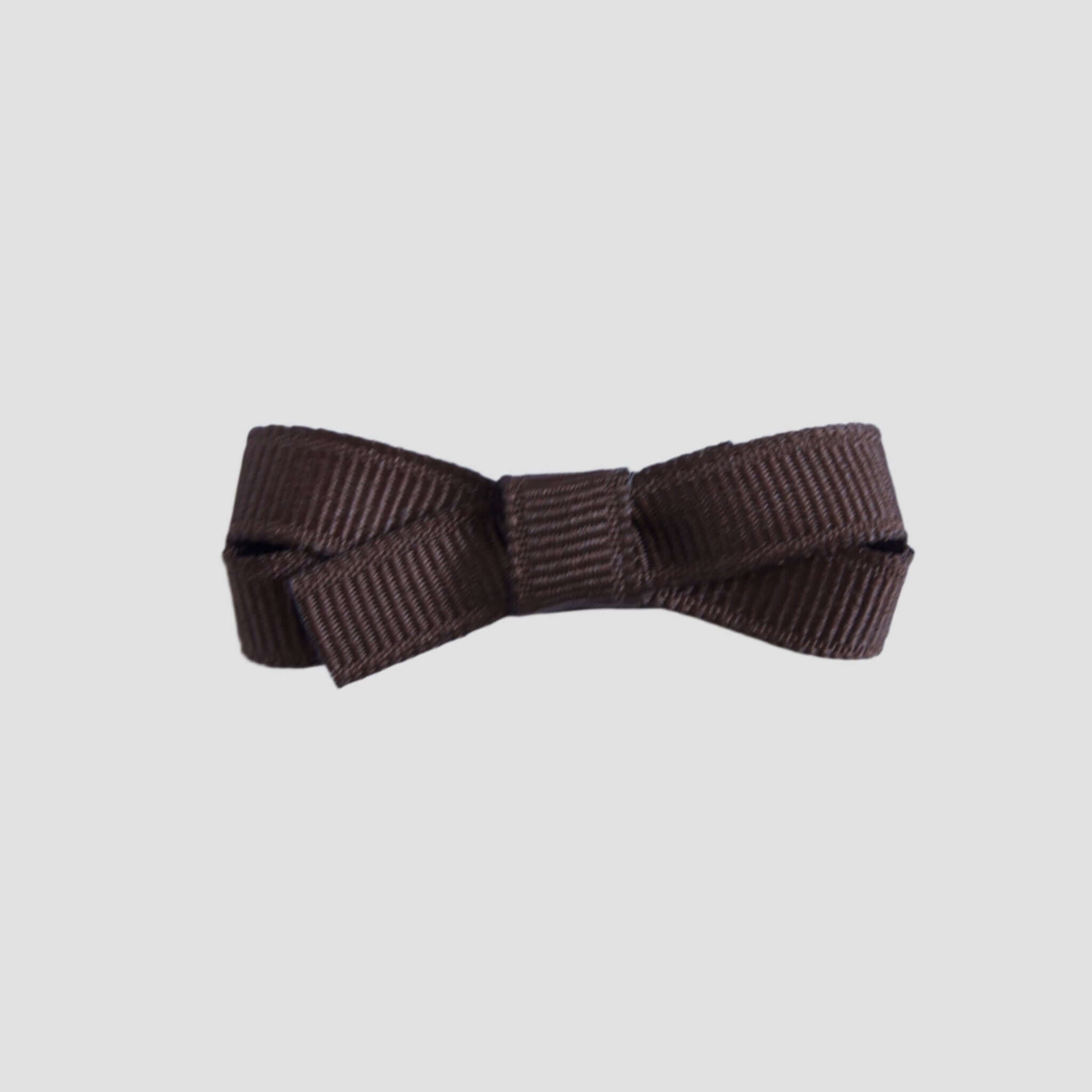 Brown bow on a white background