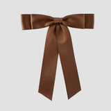 Grace satin in coffee brown