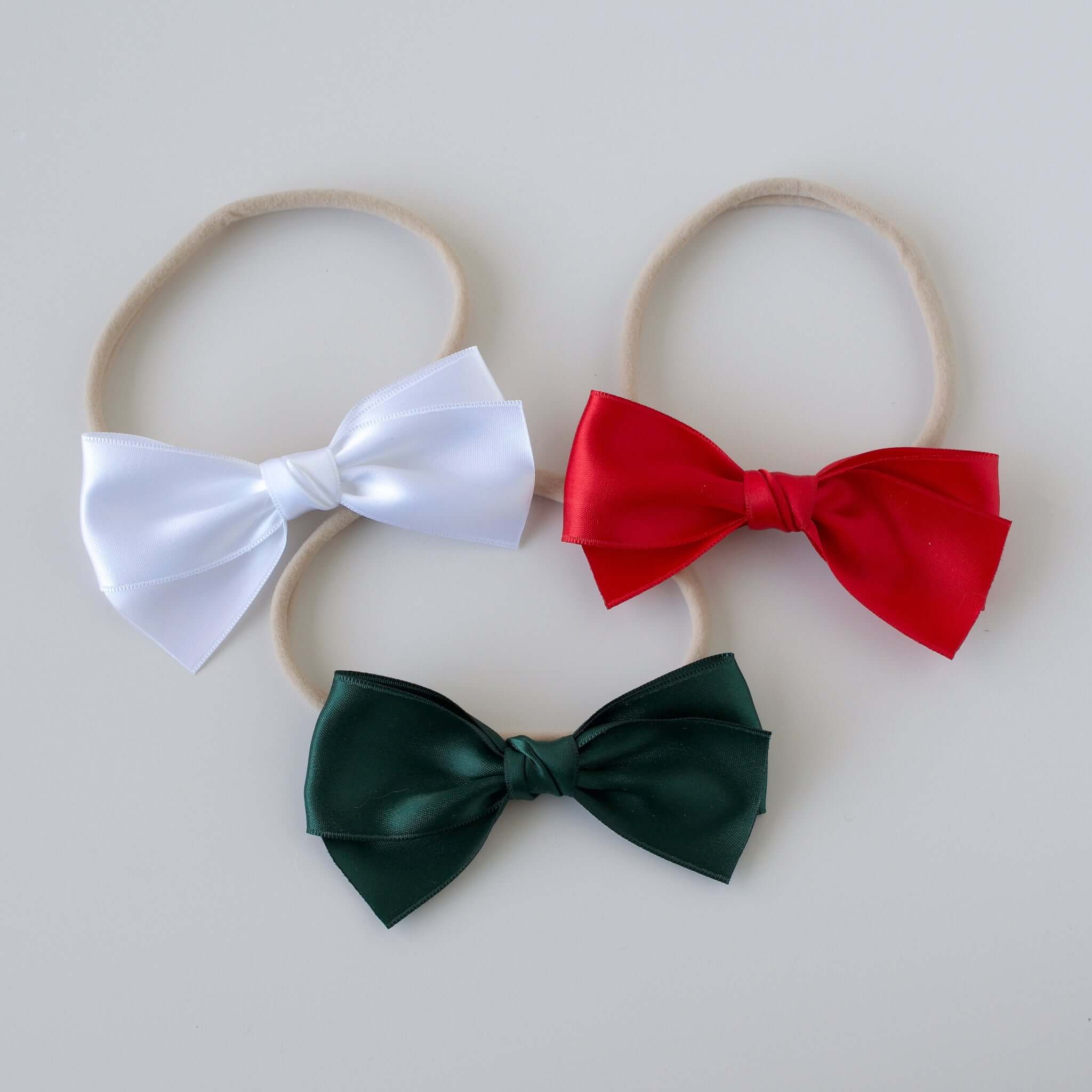 Holiday Satin Kayla Headband Gift Set