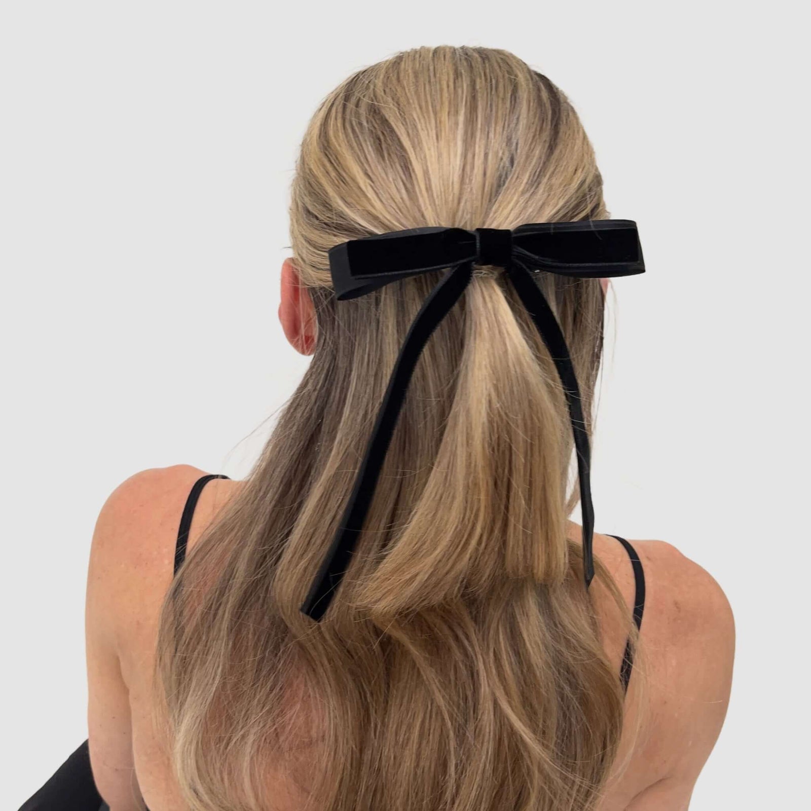 Emma Satin and Velvet Bow