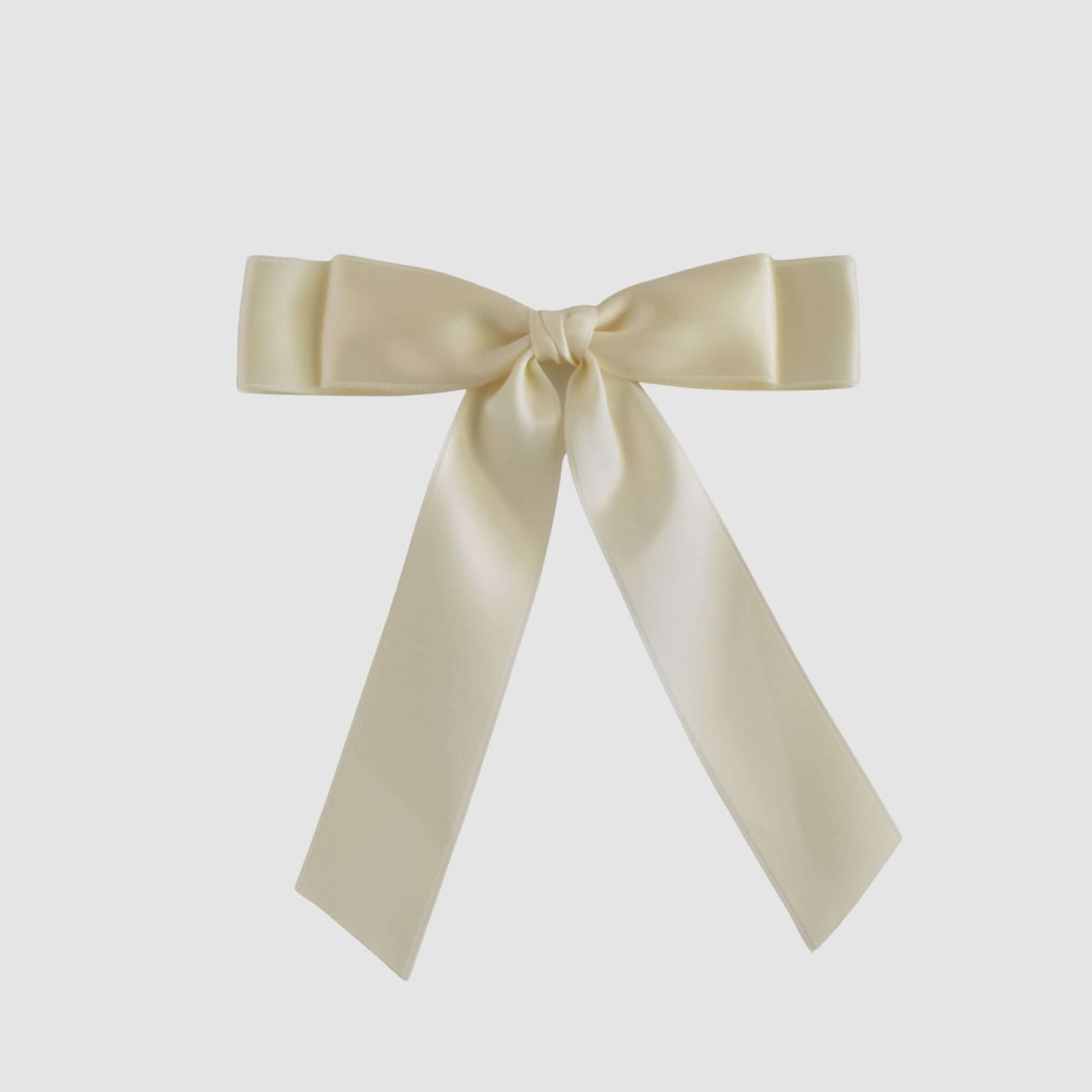 Ivory Grace Satin Bow