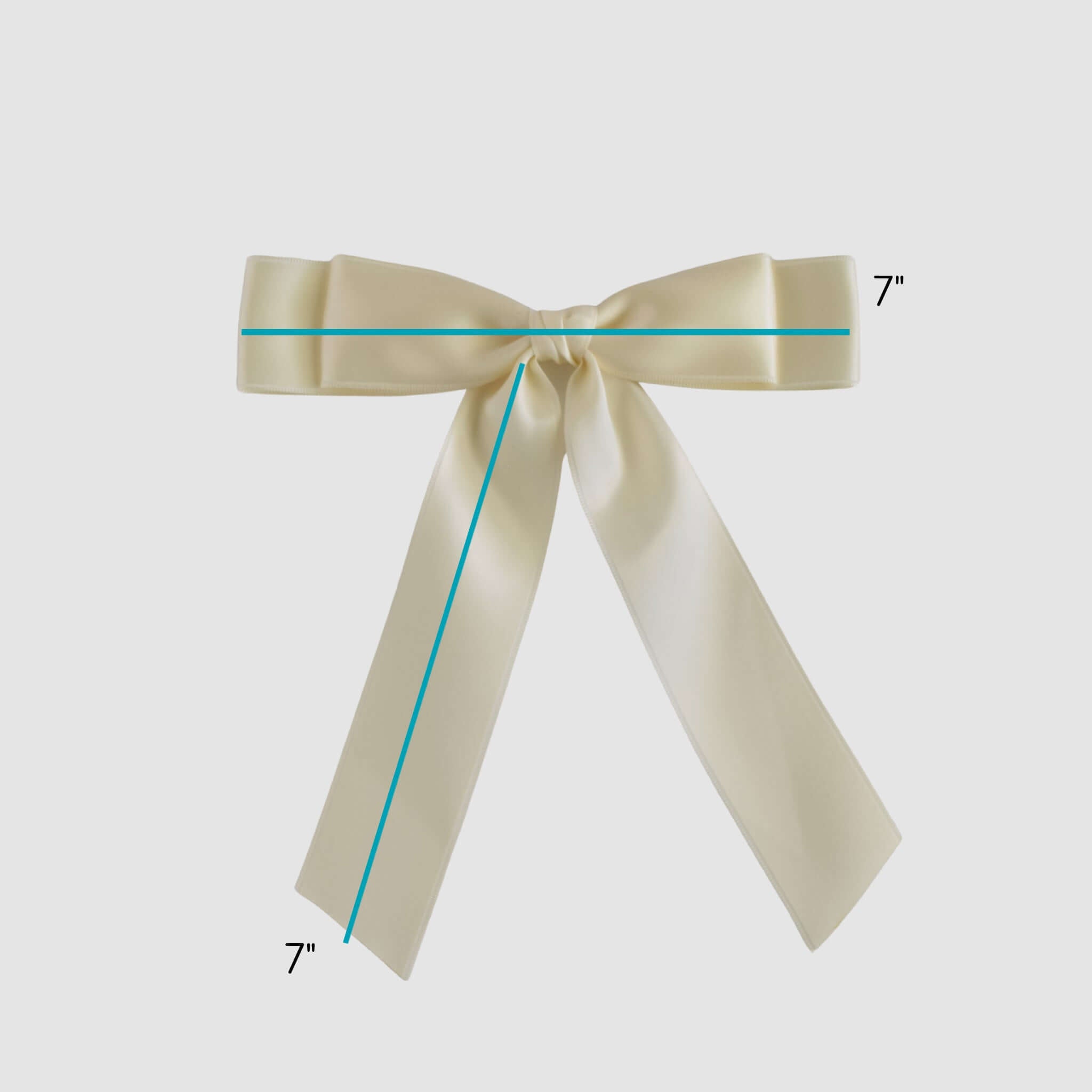 Ivory Grace Satin Bow