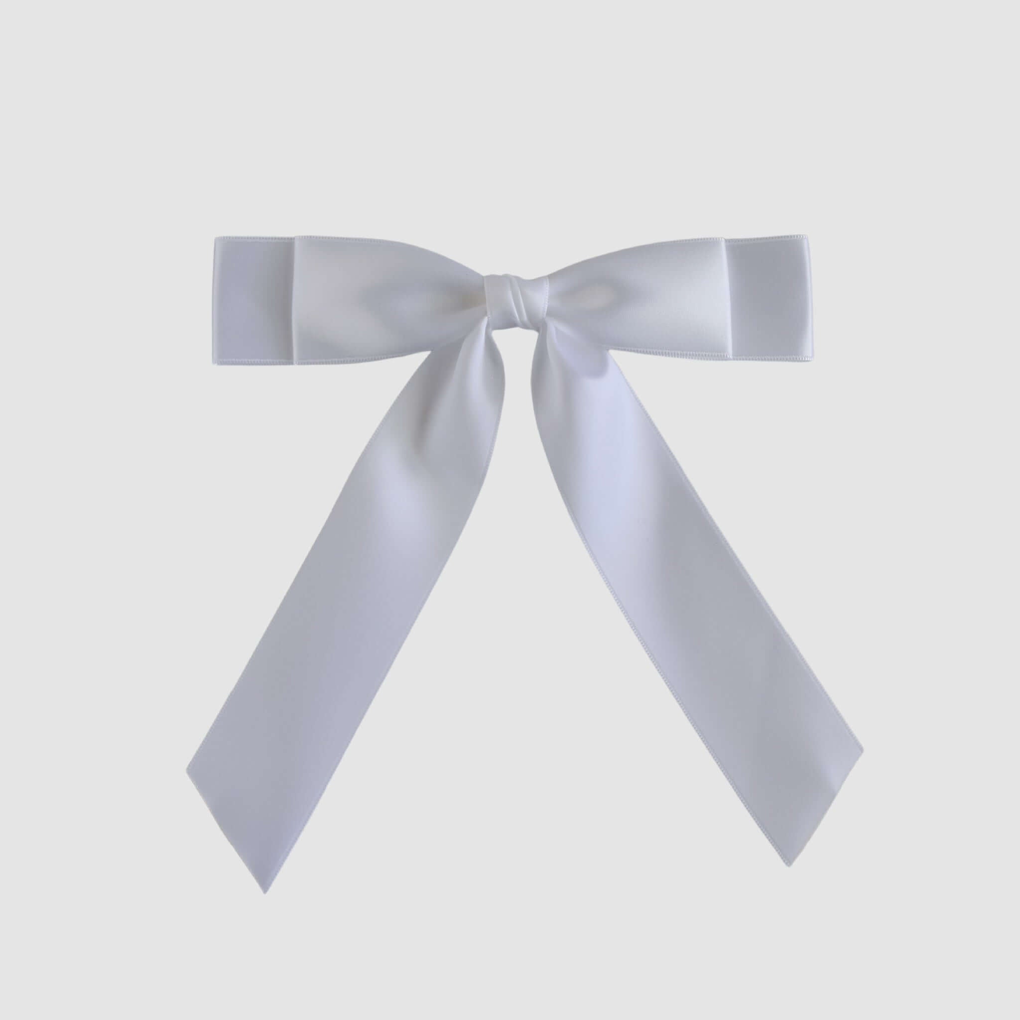 White Grace Satin Bow