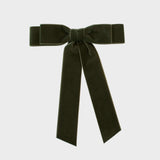 Classic velvet hair bows for timeless style and elegance.