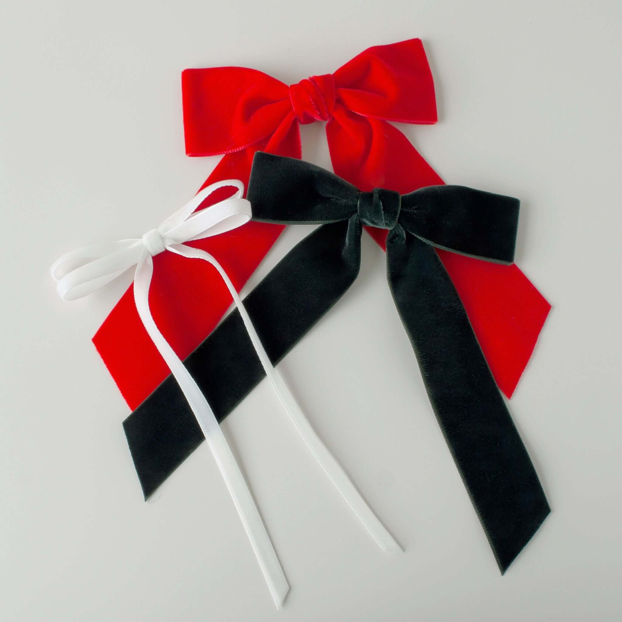 Velvet Holiday Bow Gift Set