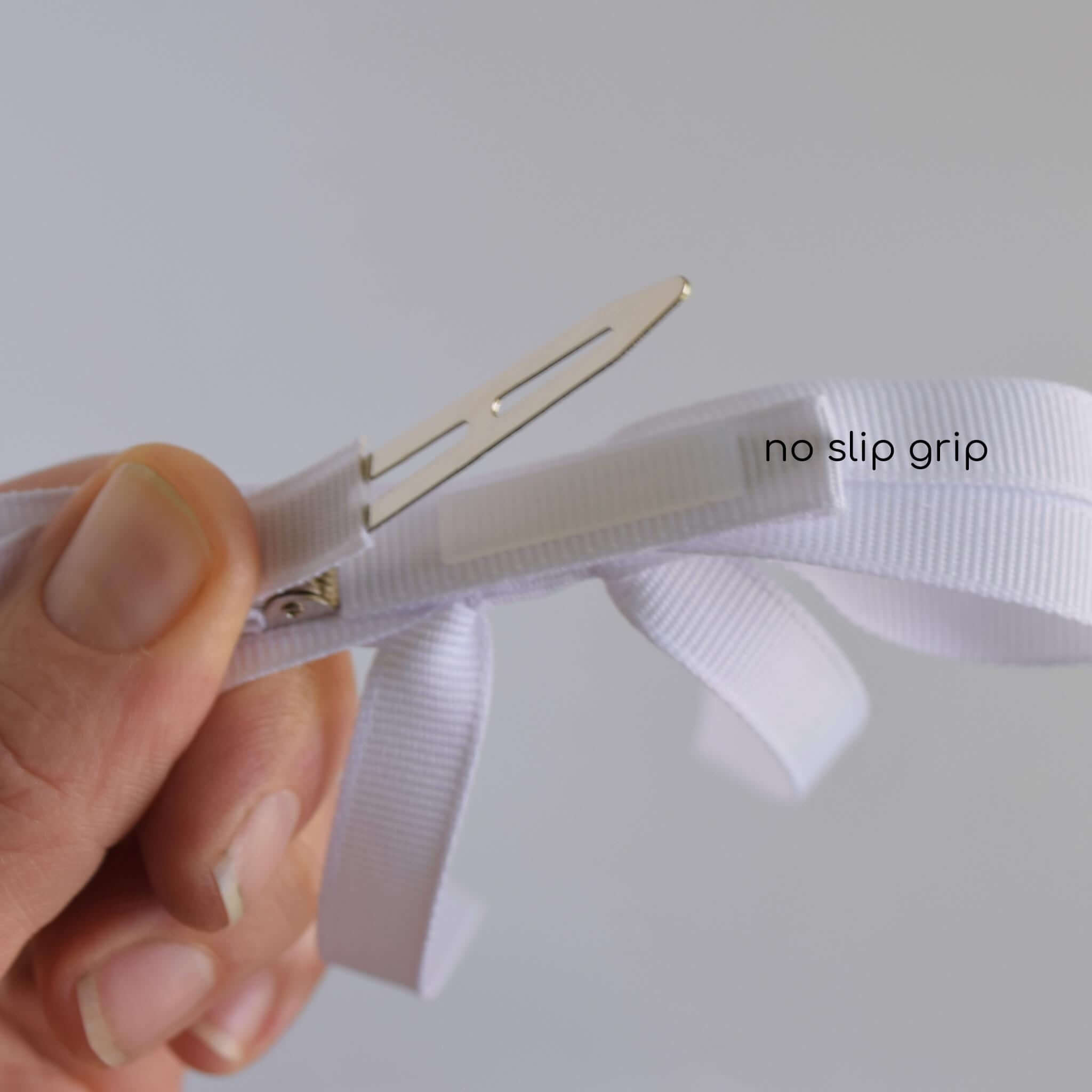 Olivia Grosgrain Bow | Ivory