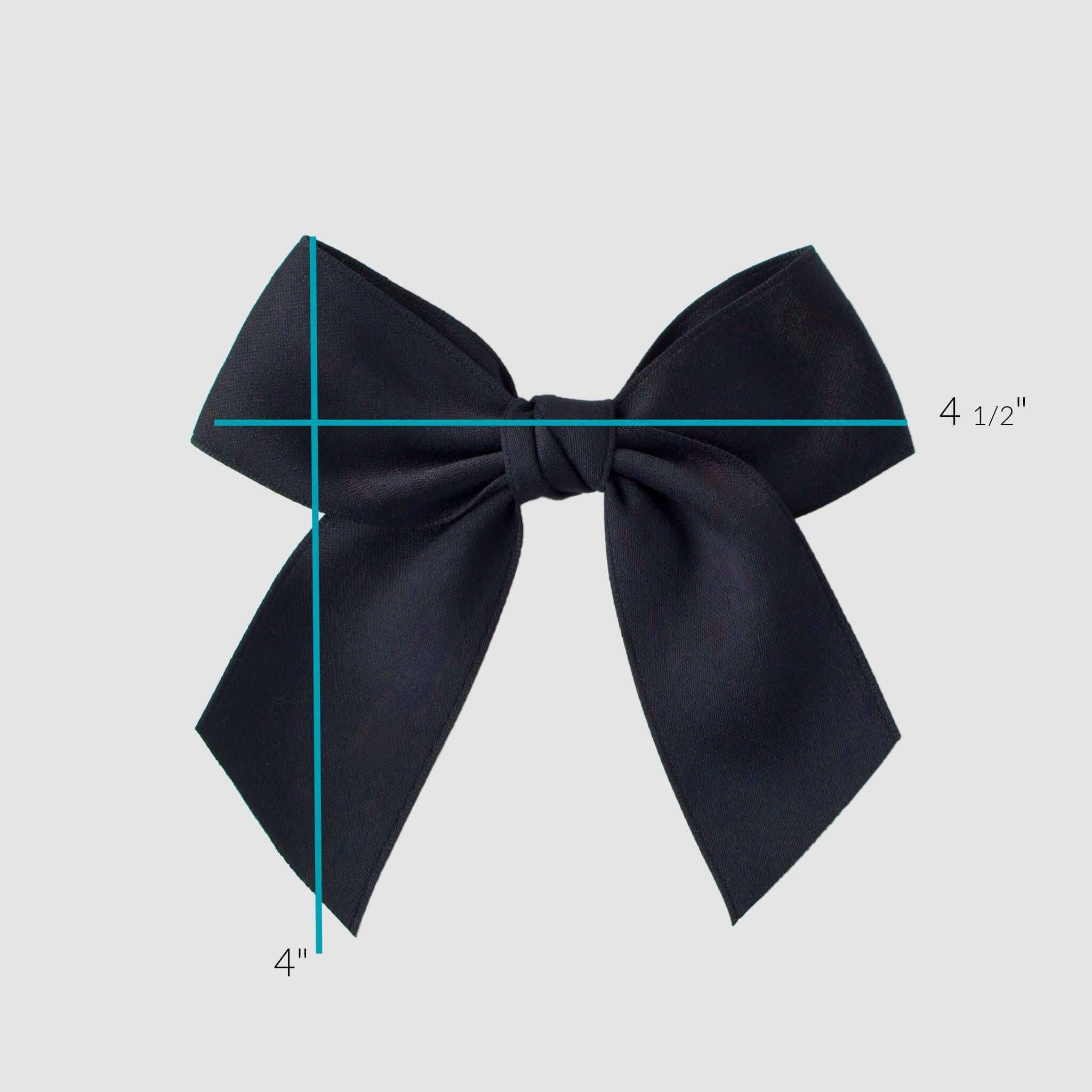 Sustainable Matte Satin Sailor Bow | Recycled Polyester Hair Bow for Girls | Classic Hair Accessory in Multiple Colors | Hair Bows