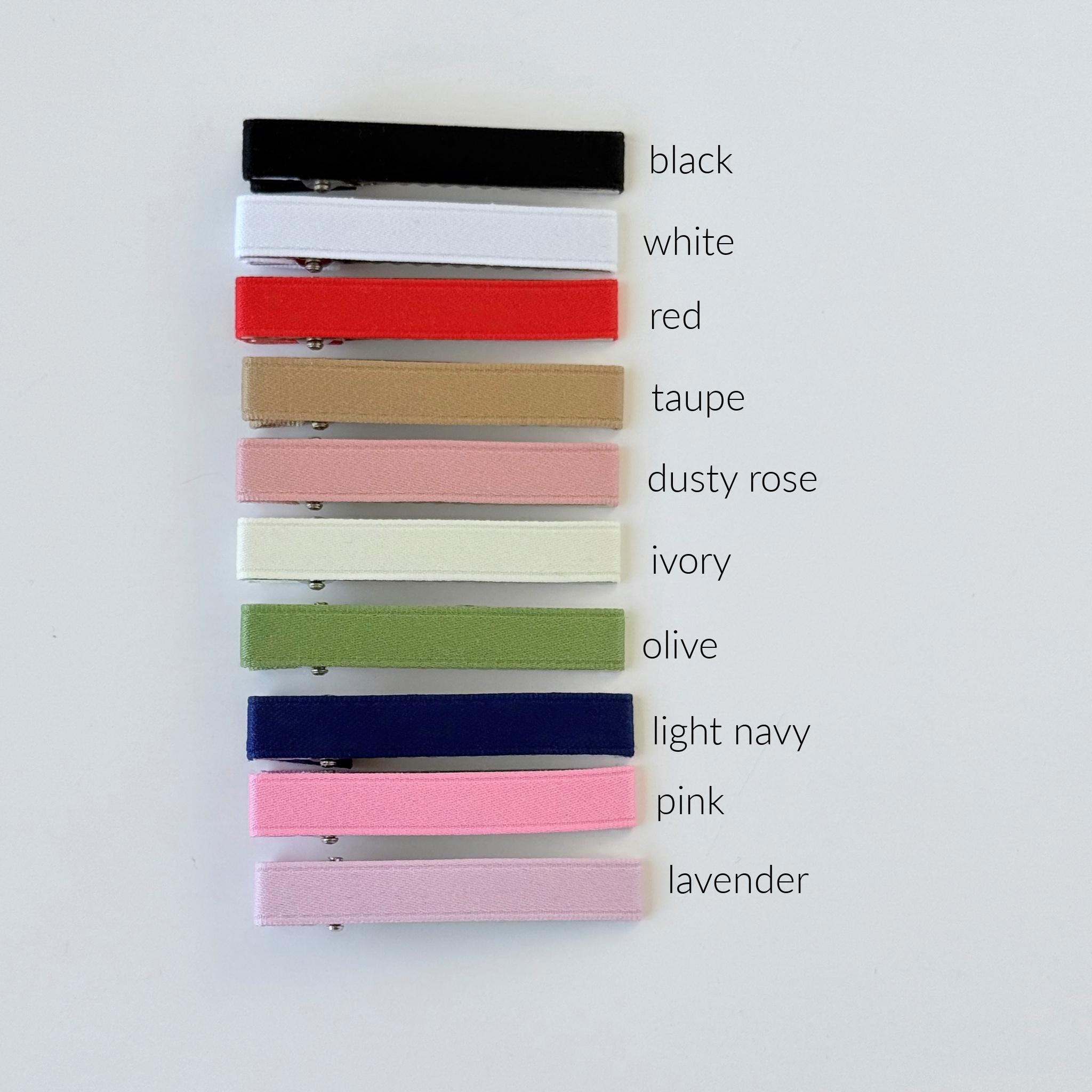 Matte satin ribbon color chart.