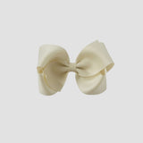 Ivory bow on a white background