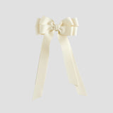 Ivory Emerson bow on a white background