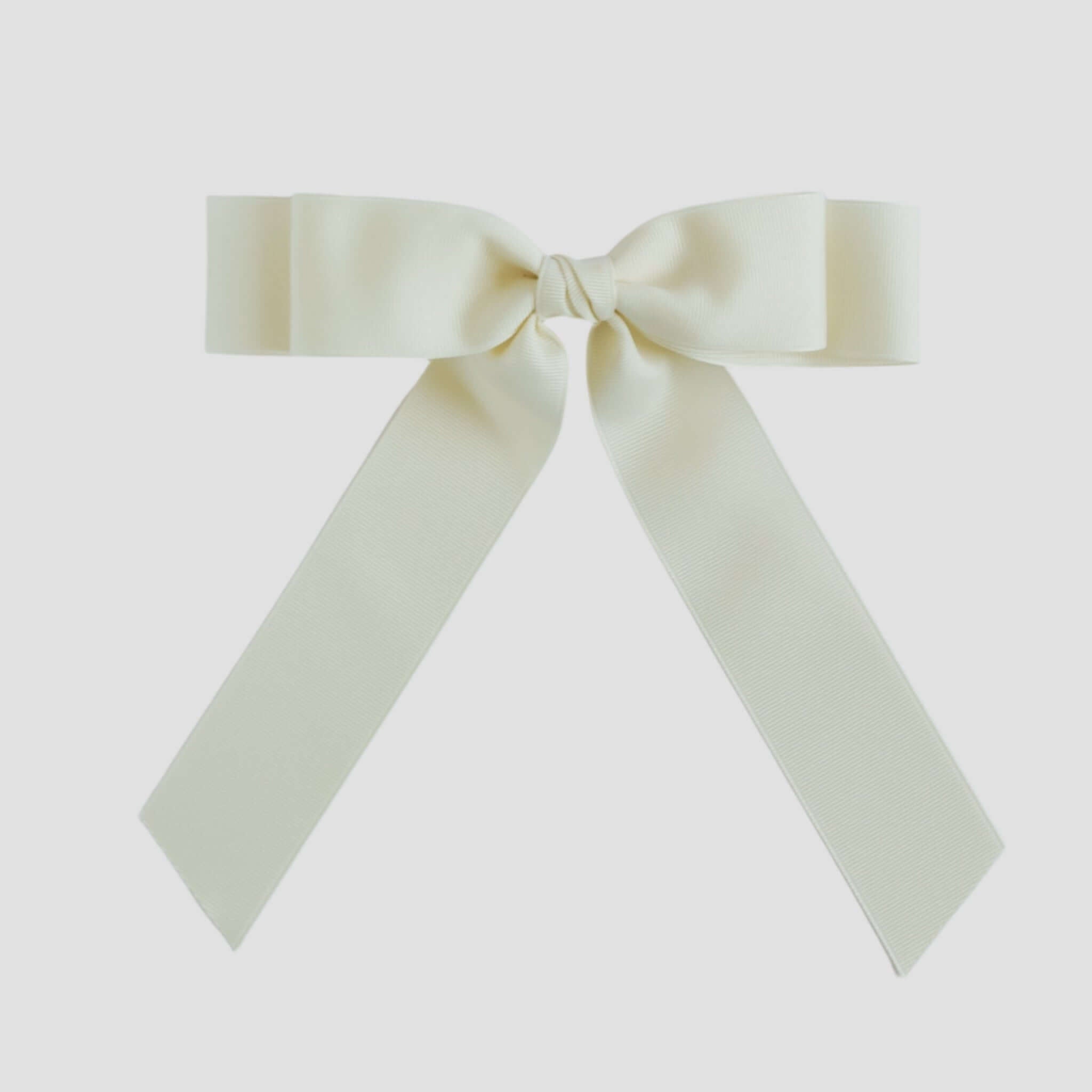 Ivory bow on a white background