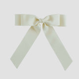 Ivory bow on a white background