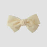 Ivory velvet Kayla hair bow