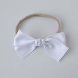 Kayla Matte Satin Bow Headband