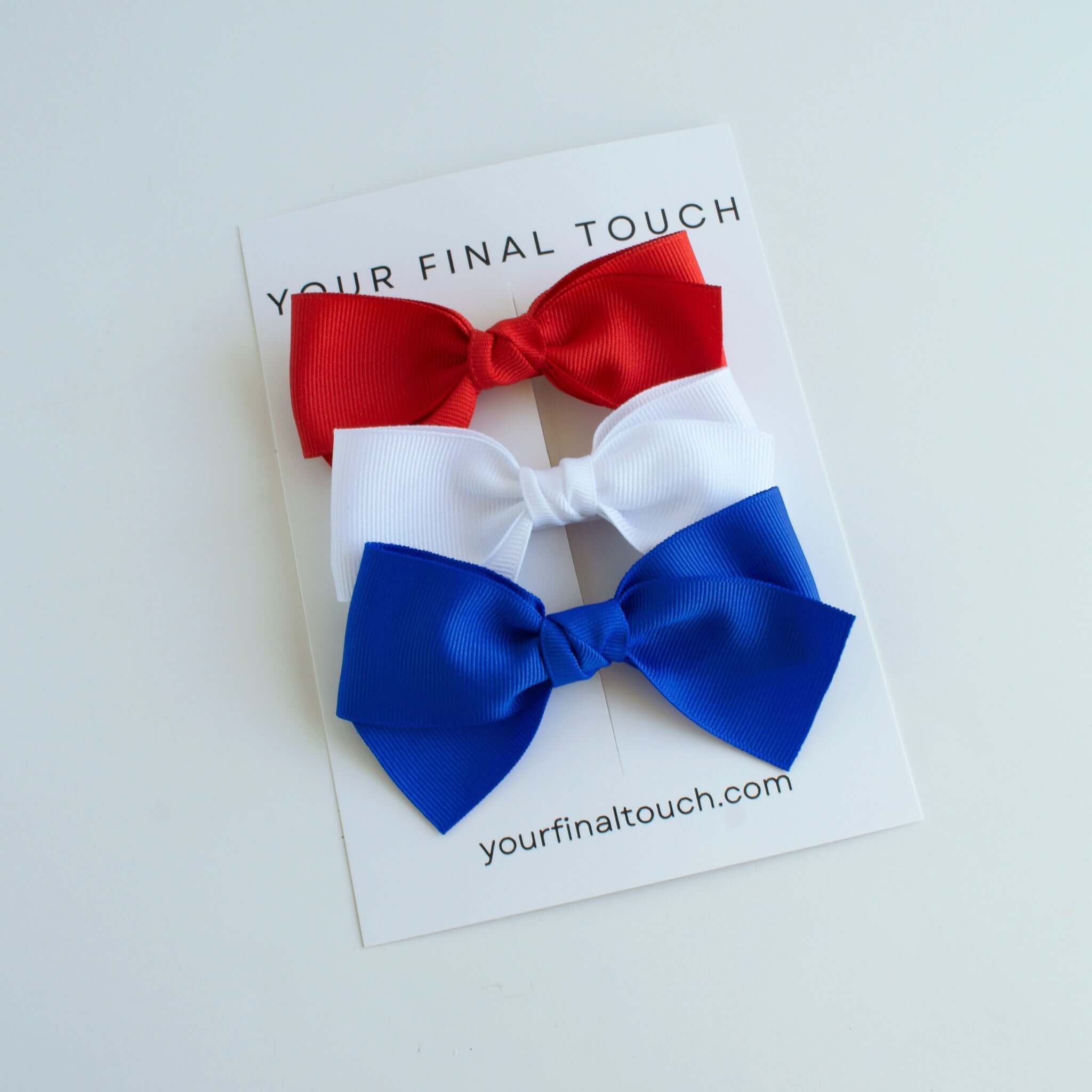 Kayla Grosgrain Bow Set | Summertime
