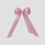 Light pink grosgrain emerson bow on a white background