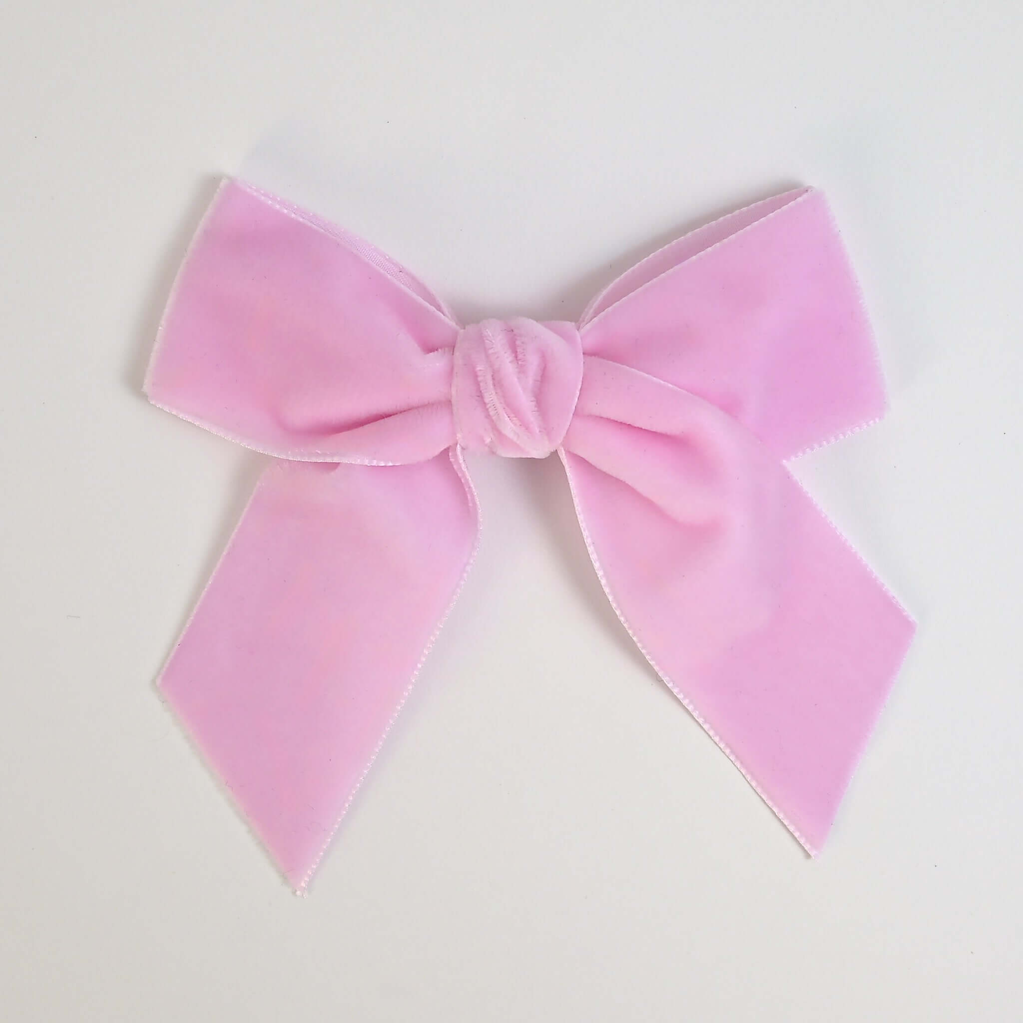 light pink Kayla velvet bow for girls