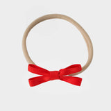 Maeve Matte Satin Bow Headband