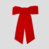 Red velvet bow. Hair bows for Adults