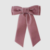 Everyday velvet ribbon hair bows.