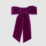 Work-friendly velvet bows for women