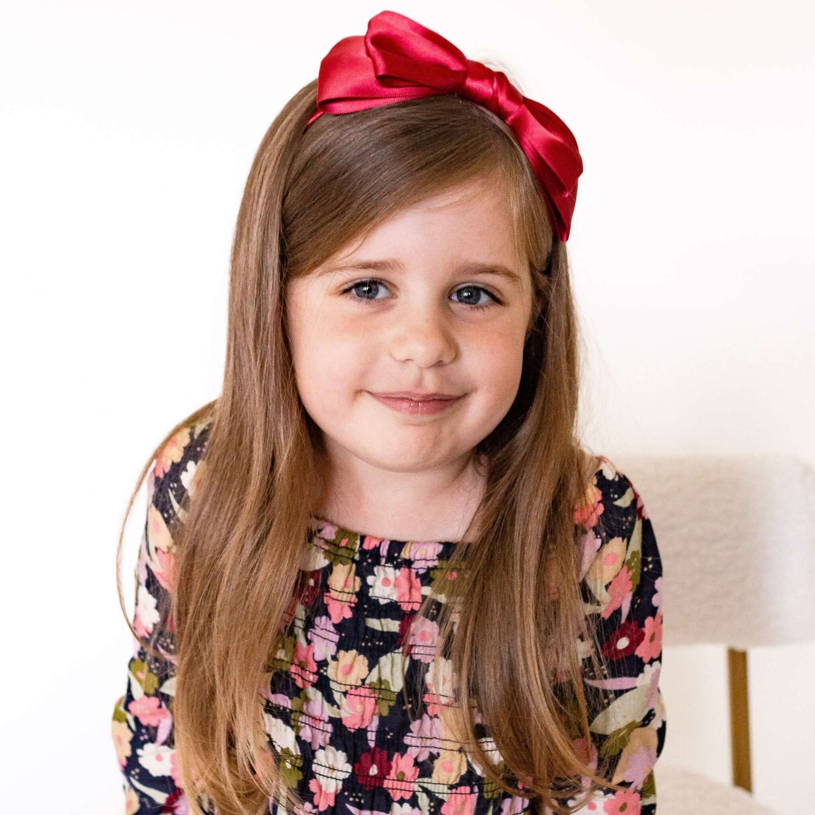 Ava Satin Bow Headband