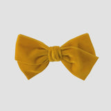Mustard yellow velvet Kayla hair bow