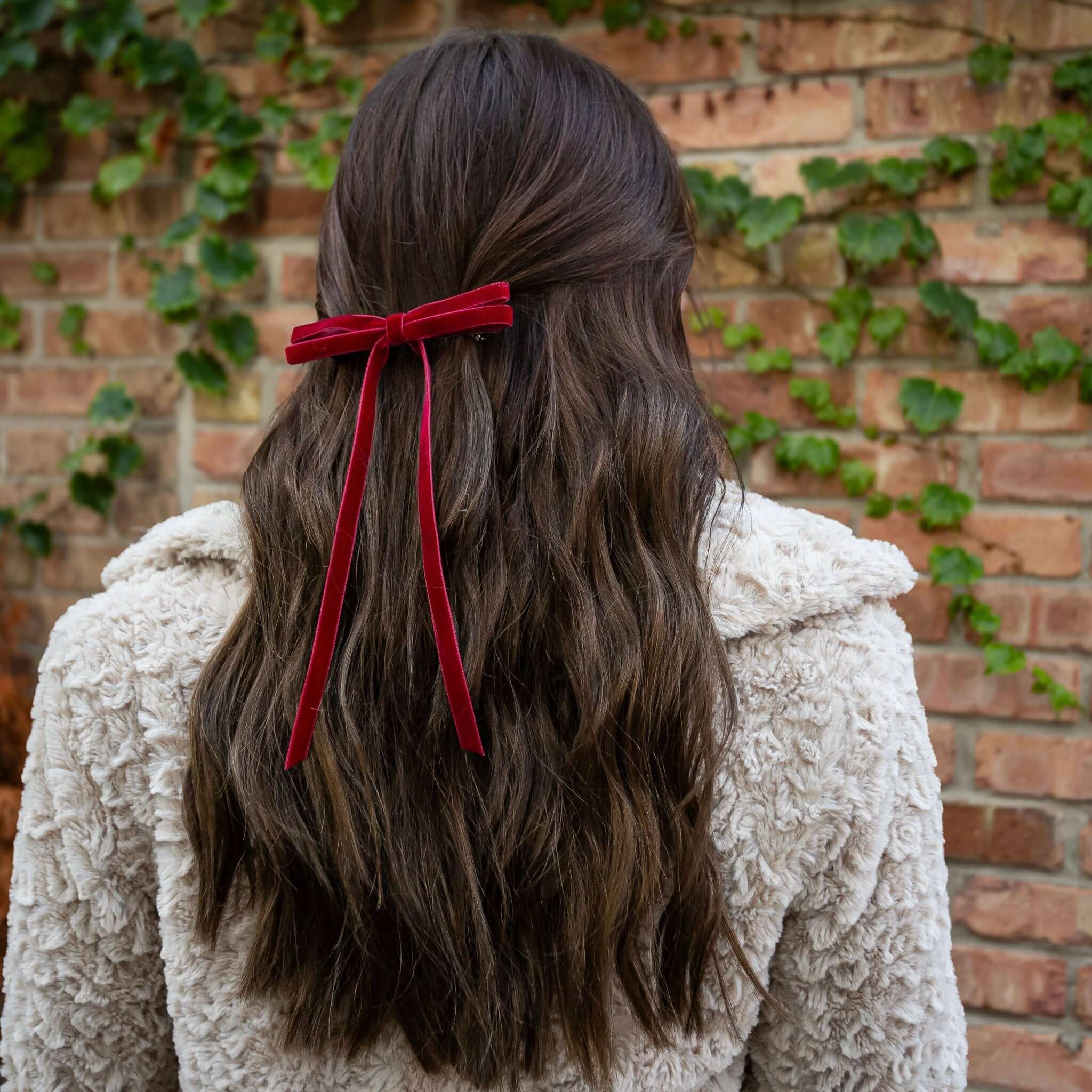 Velvet Holiday Bow Gift Set