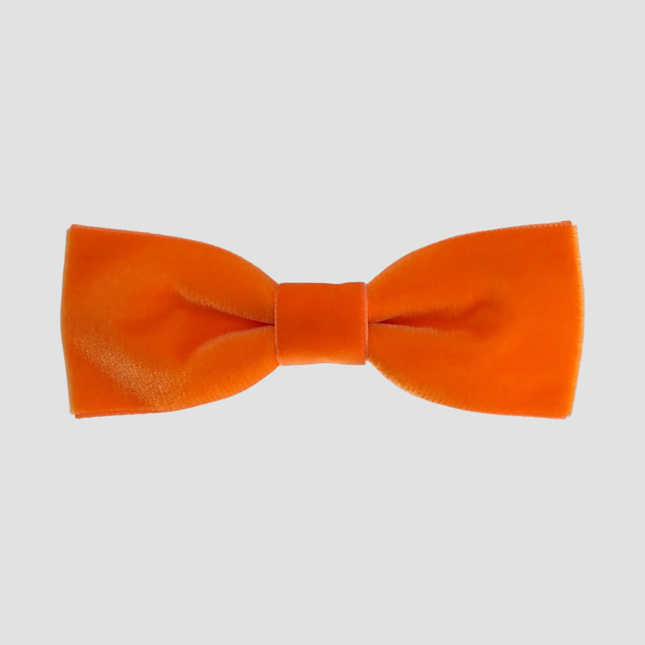 Orange men bow tie on a white background.
