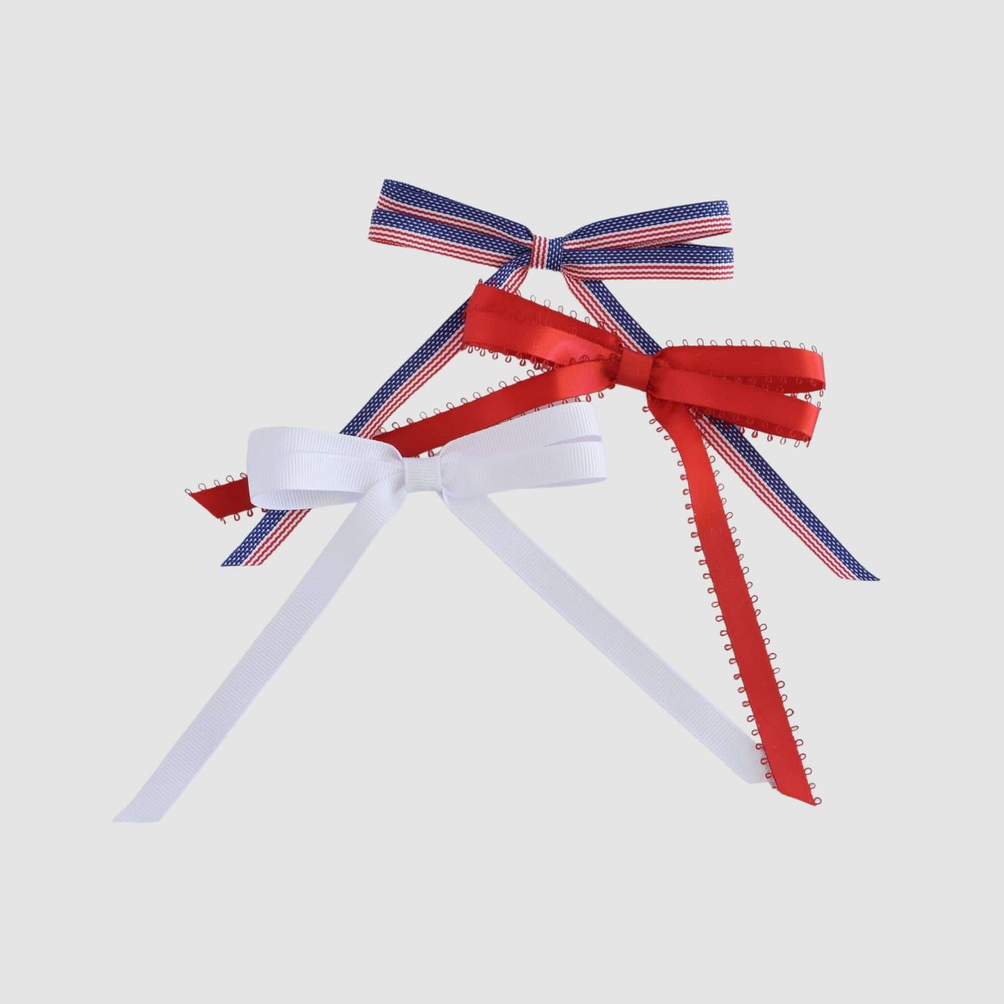 Patriotic Bow Set | Olivia Mini Bows
