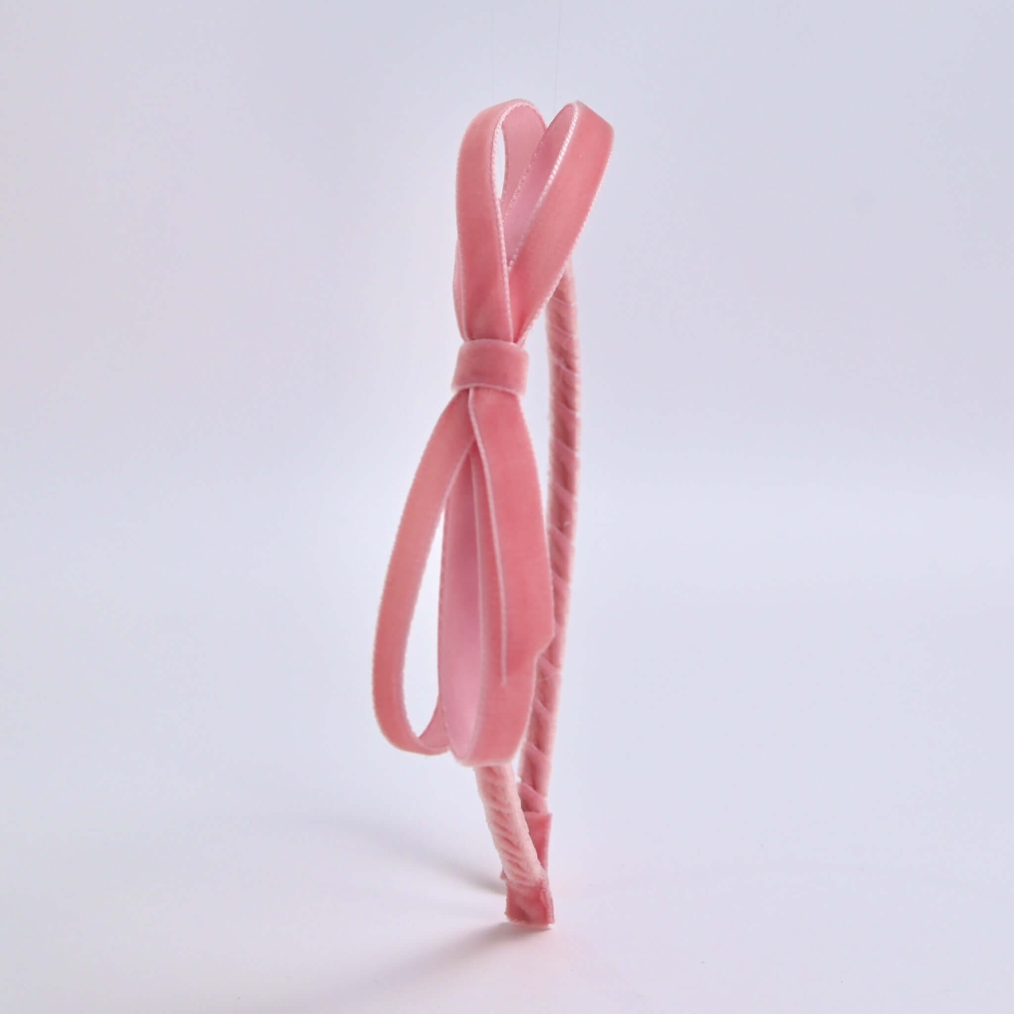 rose velvet bow headband for girls