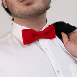 Men's Velvet Bow-Tie | Red