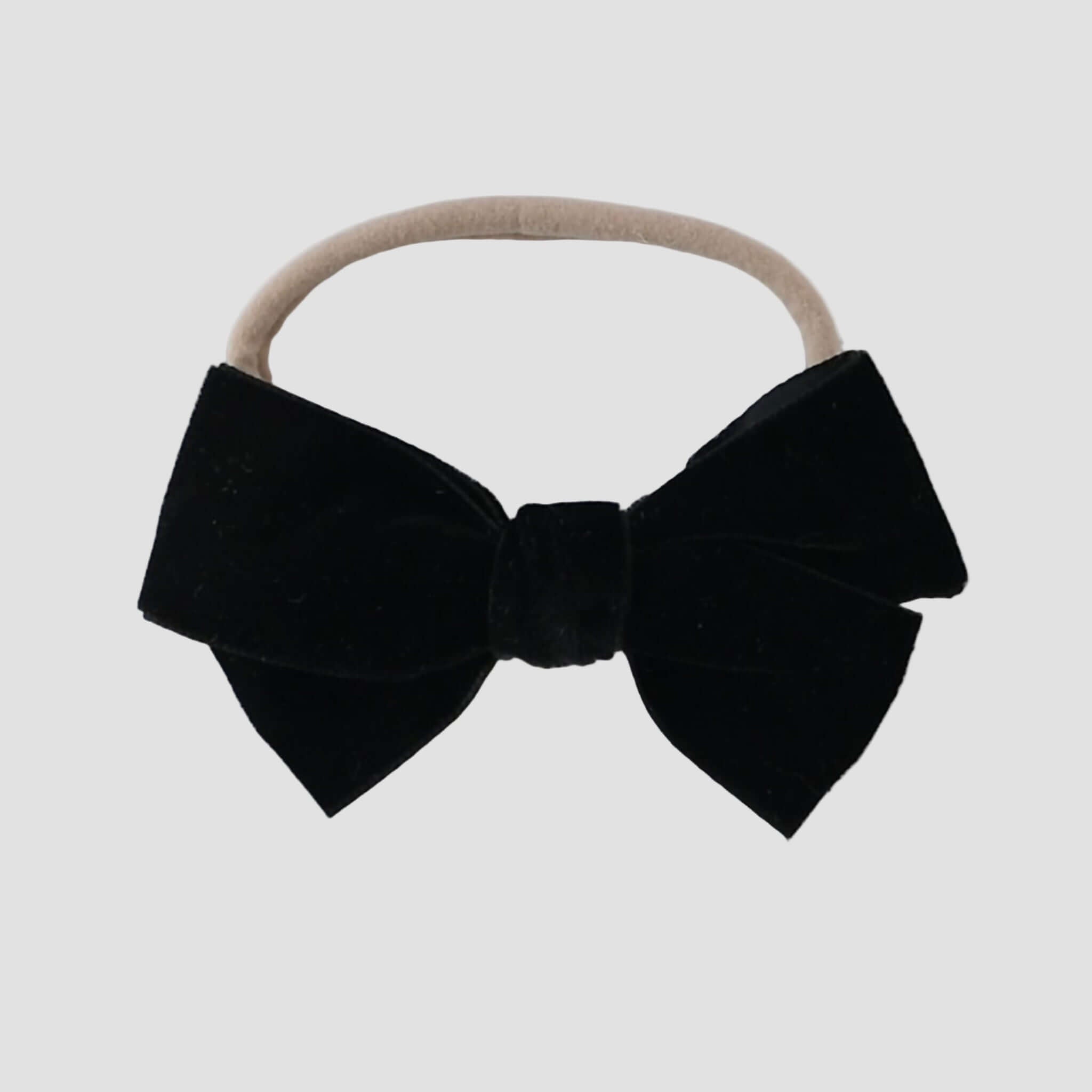 Black velvet kayla headband