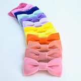 Spring/Summer velvet bow tie colors for boys 2-12 yrs