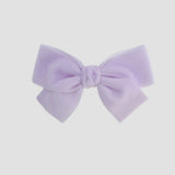 Velvet Kayla in lilac on a white background