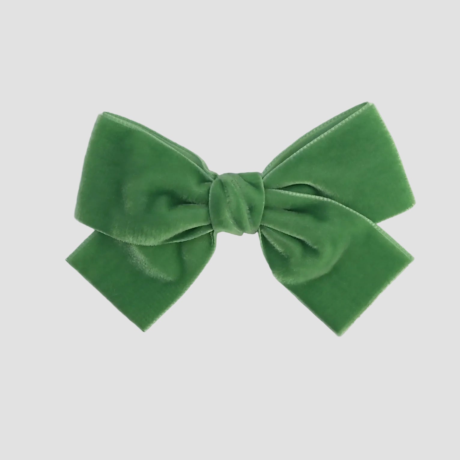 Velvet Kayla in latiue green on a white background