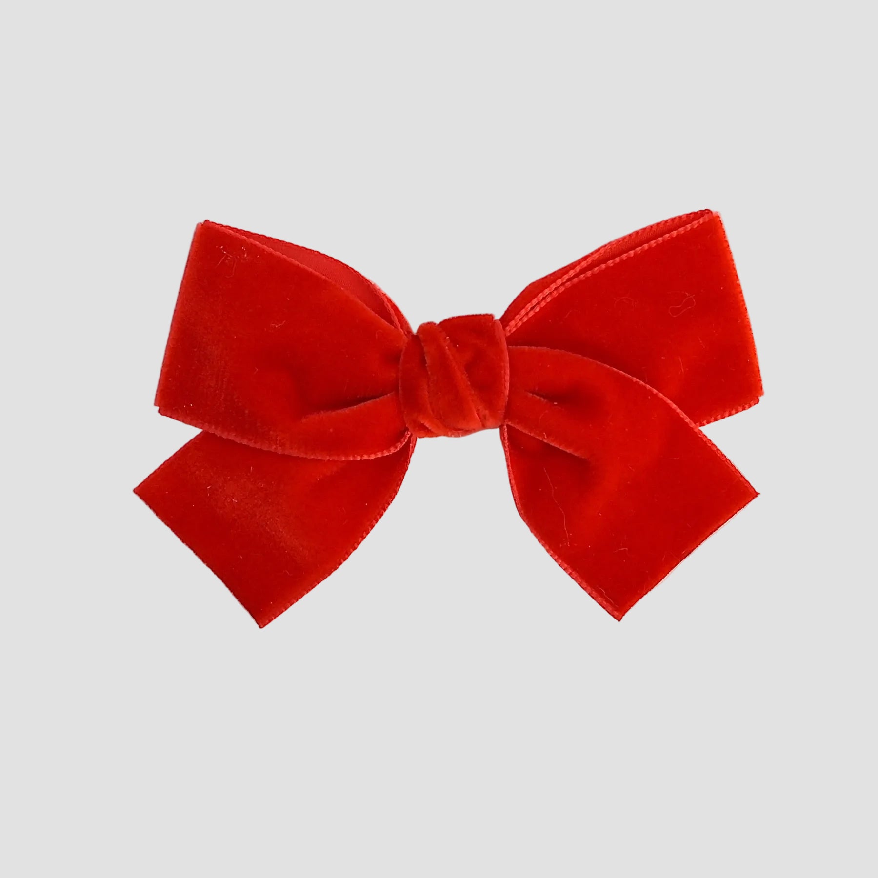 Velvet Kayla in red on a white background