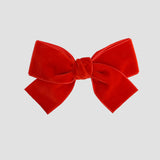 Velvet Kayla in red on a white background