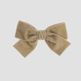 Velvet Kayla in taupe on a white background