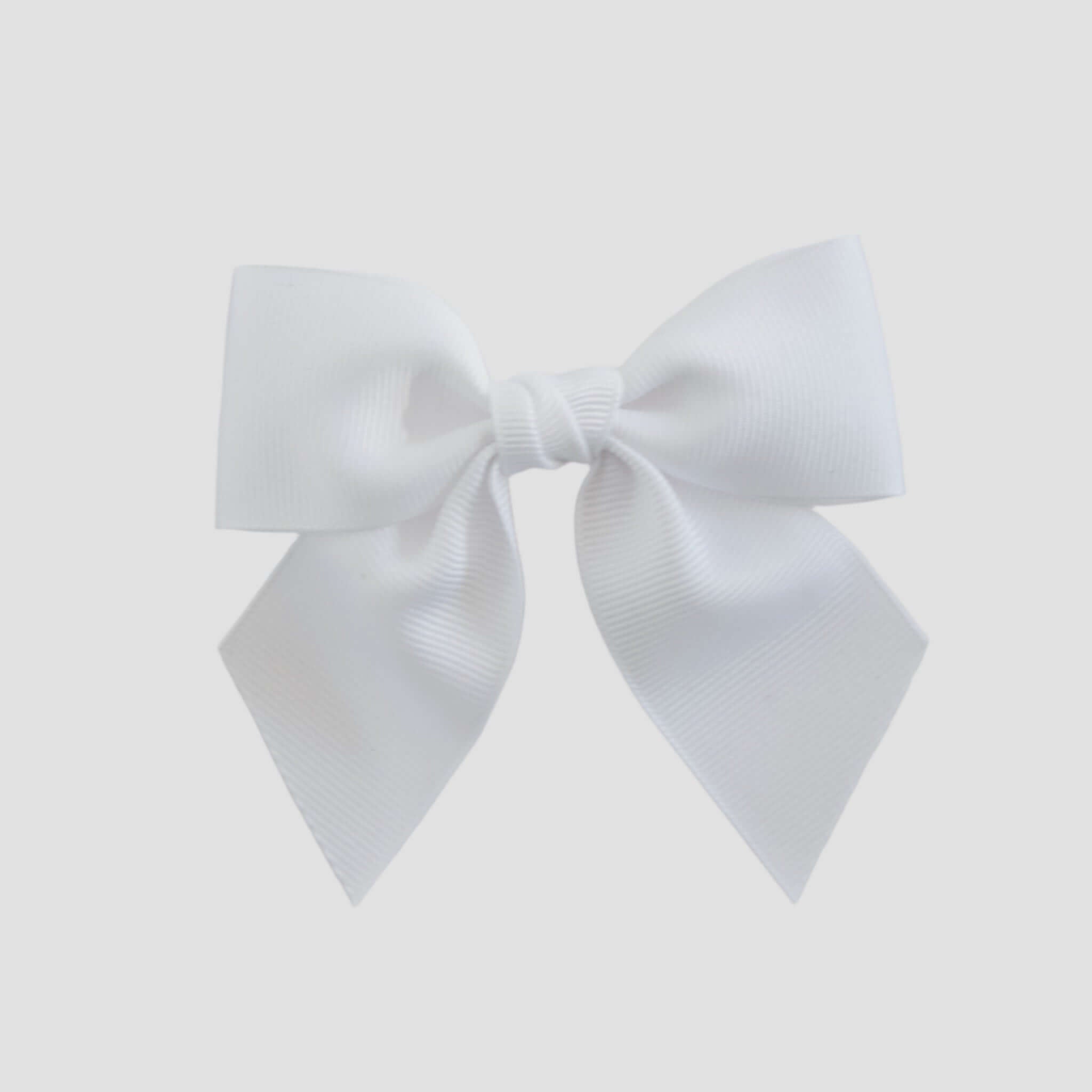 White bow on a whitebackground