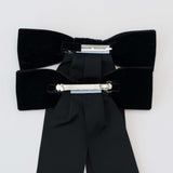 Black velvet hair clip | Formal Hair Accessories